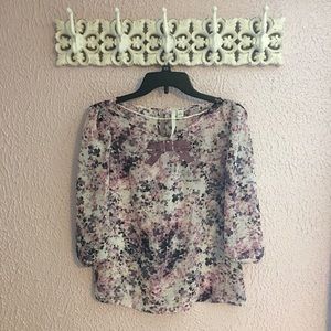 Lauren Conrad Sheer Blouse